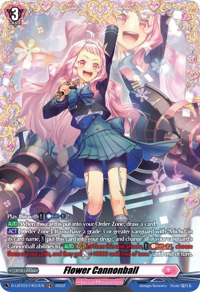 Image for Flower Cannonball (FR) (D-LBT03: Lyrical Monasterio ~Summertime Memories!~) (D-LBT03/FR37EN) - Cardfight Vanguard
