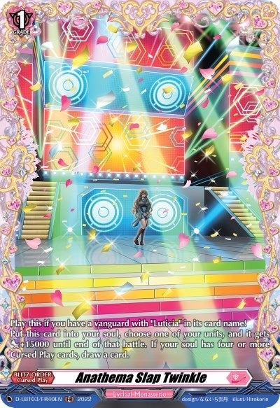 Image for Anathema Slap Twinkle (FR) (D-LBT03: Lyrical Monasterio ~Summertime Memories!~) (D-LBT03/FR40EN) - Cardfight Vanguard
