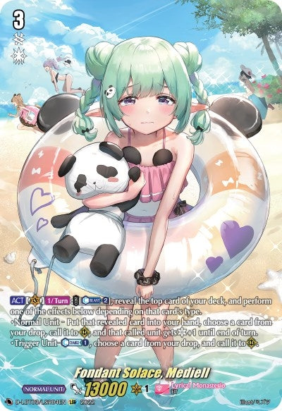 Image for Fondant Solace, Mediell (LSR) (D-LBT03: Lyrical Monasterio ~Summertime Memories!~) (D-LBT03/LSR04EN) - Cardfight Vanguard