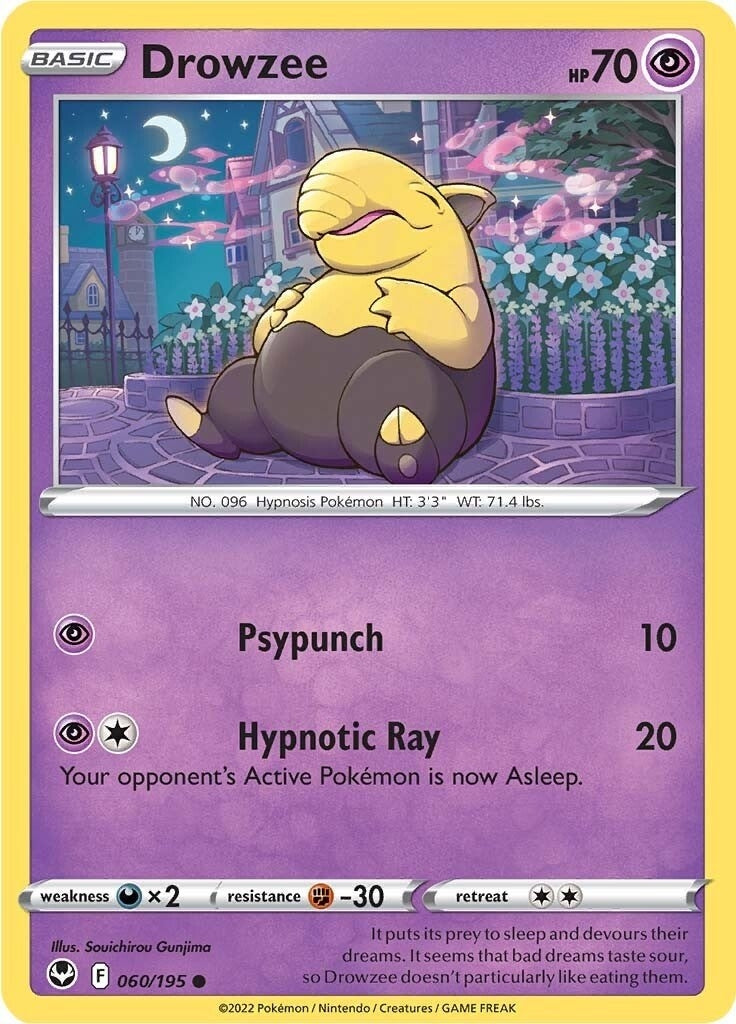 Image for Drowzee (SWSH12: Silver Tempest) (060/195) - Pokemon