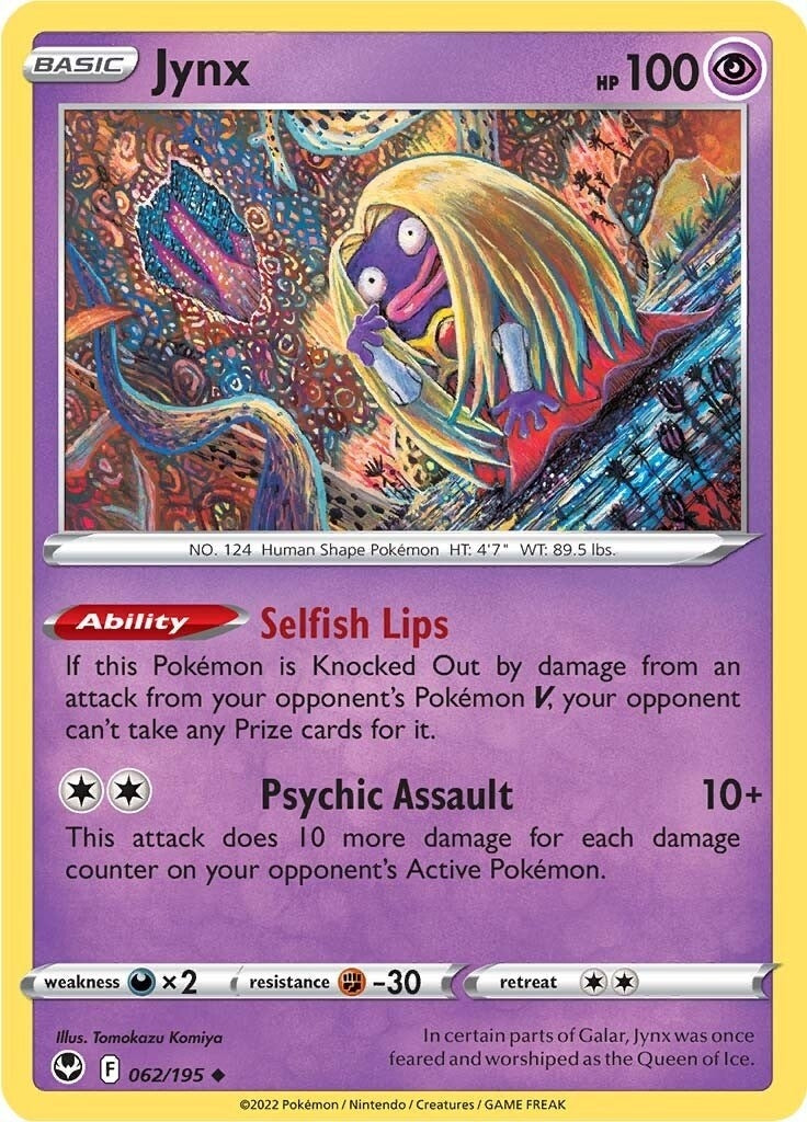 Image for Jynx (SWSH12: Silver Tempest) (062/195) - Pokemon