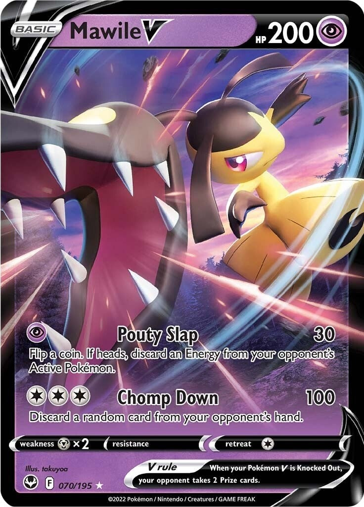 Image for Mawile V (SWSH12: Silver Tempest) (070/195) - Pokemon