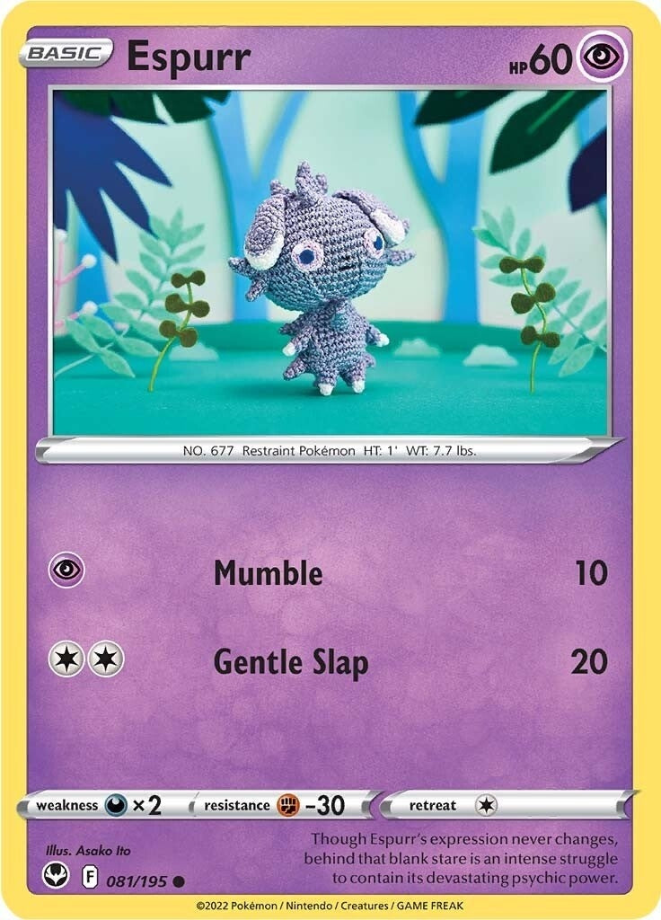 Image for Espurr (SWSH12: Silver Tempest) (081/195) - Pokemon