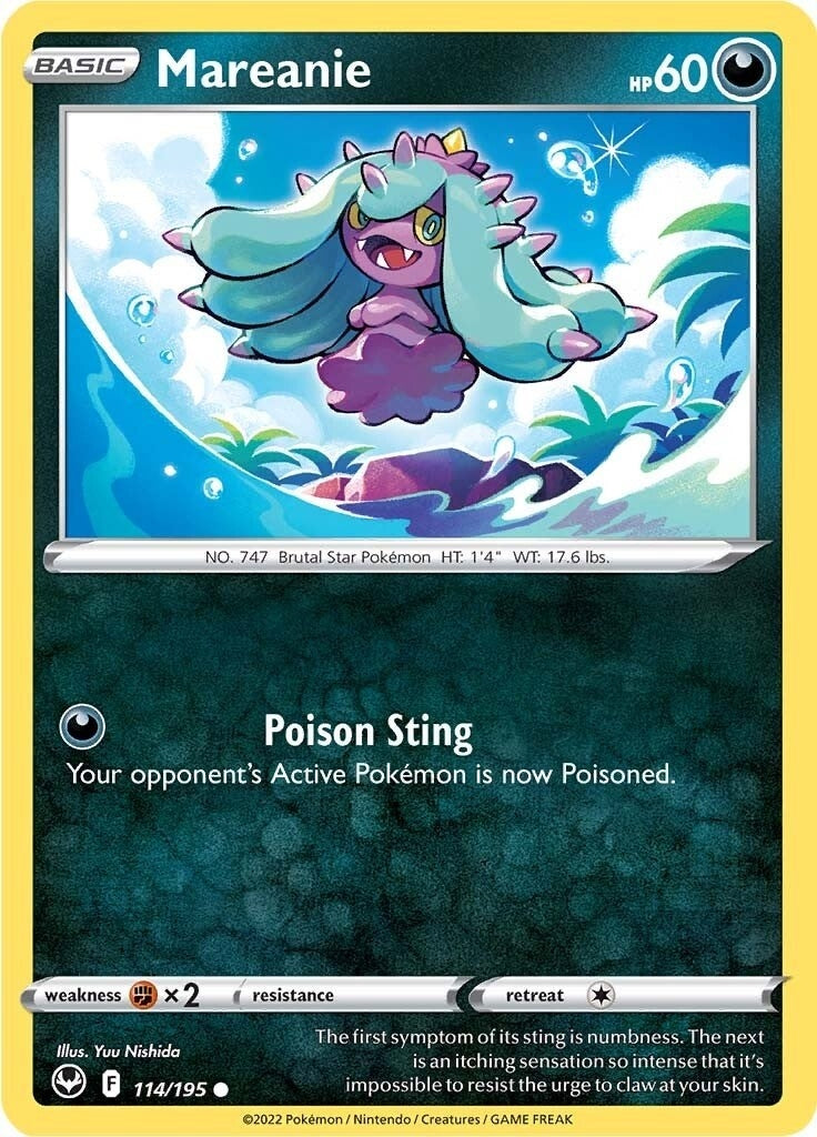 Image for Mareanie (SWSH12: Silver Tempest) (114/195) - Pokemon