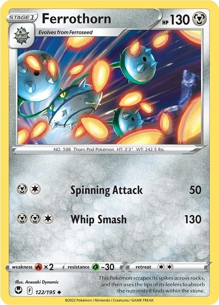 Image for Ferrothorn (SWSH12: Silver Tempest) (122/195) - Pokemon