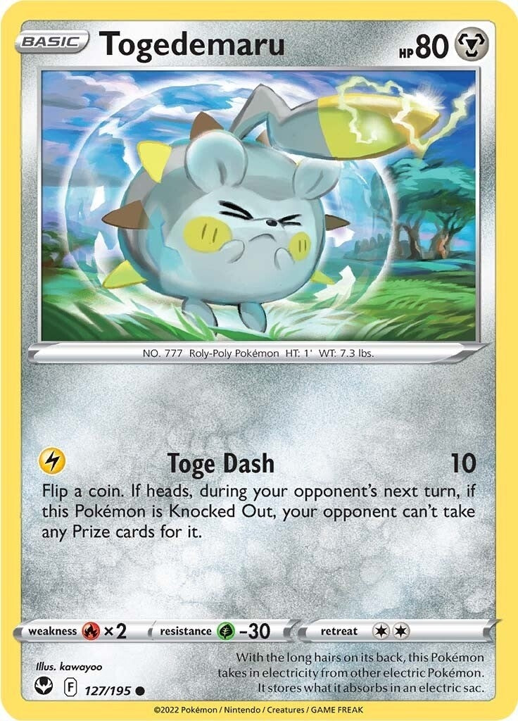 Image for Togedemaru (SWSH12: Silver Tempest) (127/195) - Pokemon
