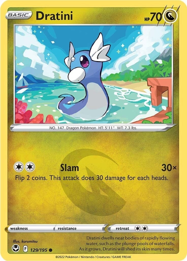 Image for Dratini (SWSH12: Silver Tempest) (129/195) - Pokemon