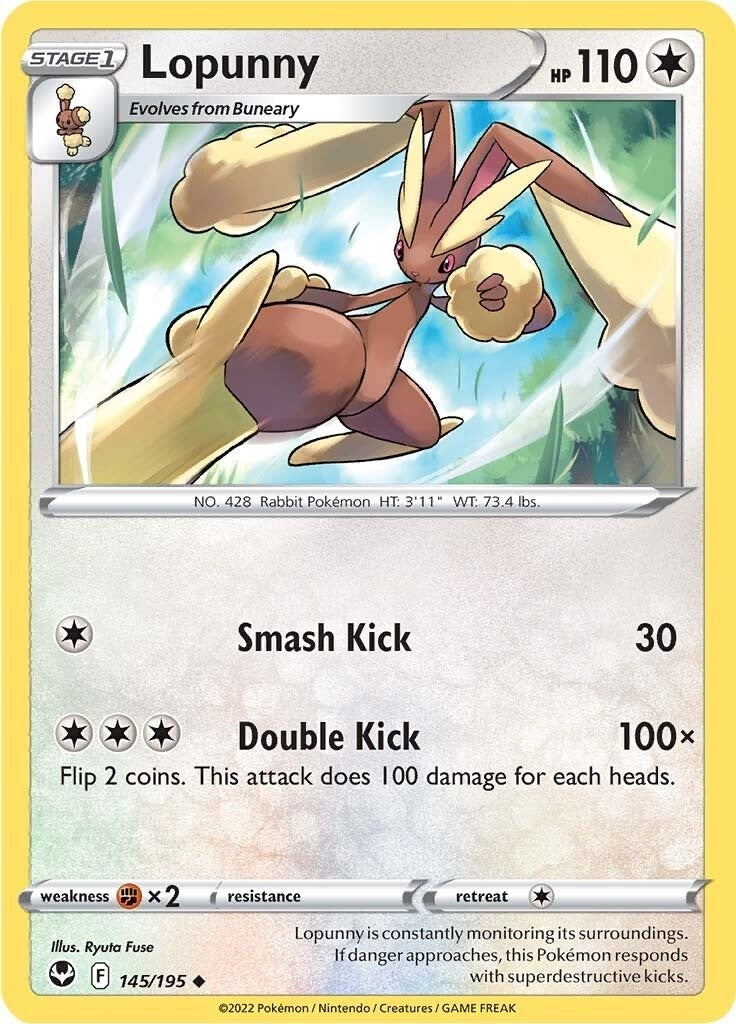 Image for Lopunny (SWSH12: Silver Tempest) (145/195) - Pokemon