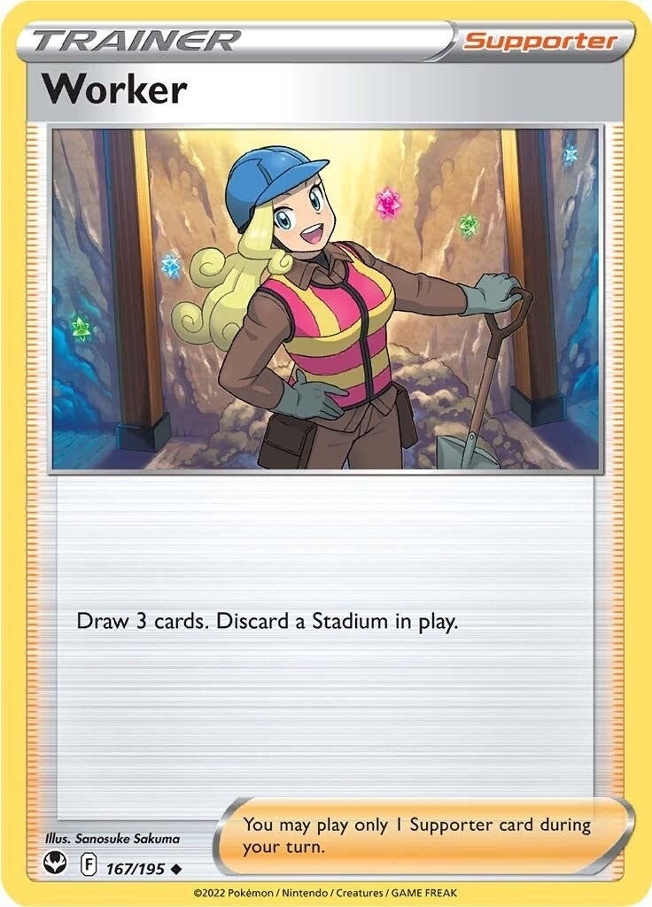 Image for Worker (SWSH12: Silver Tempest) (167/195) - Pokemon