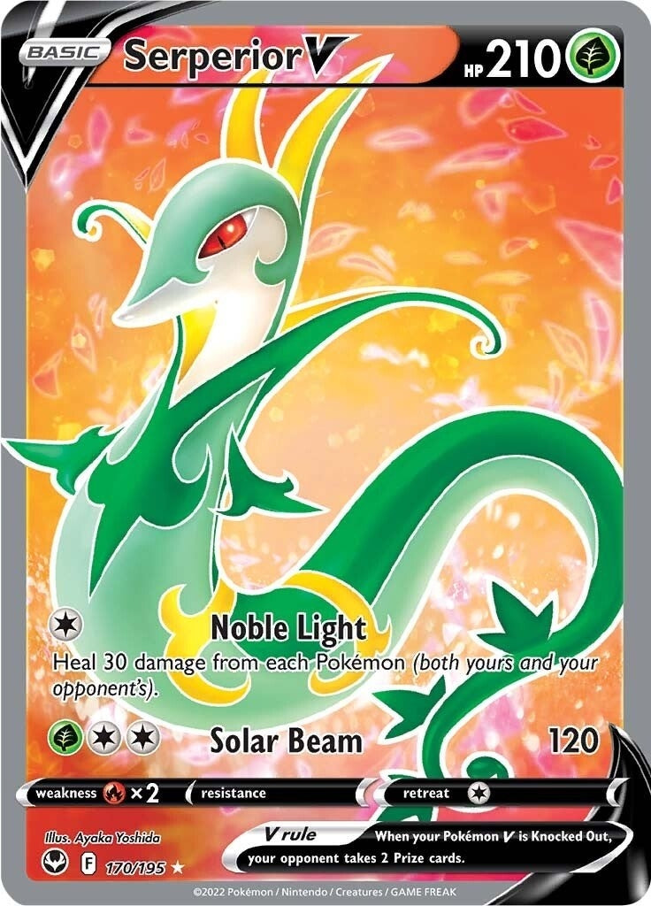 Image for Serperior V (Full Art) (SWSH12: Silver Tempest) (170/195) - Pokemon