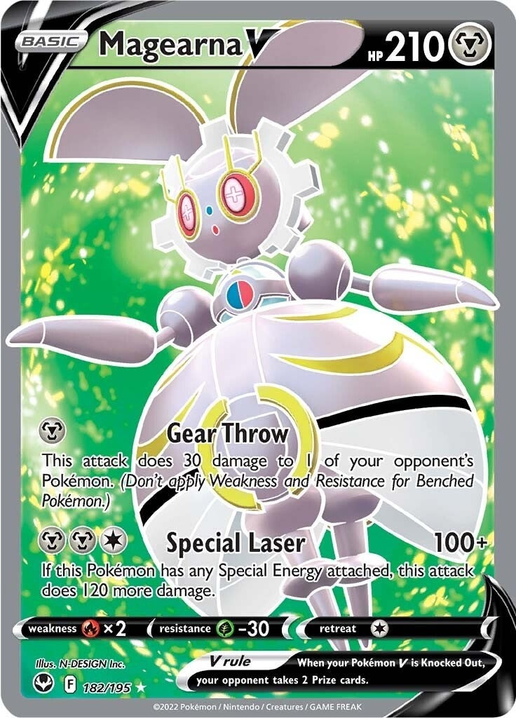 Image for Magearna V (Full Art) (SWSH12: Silver Tempest) (182/195) - Pokemon