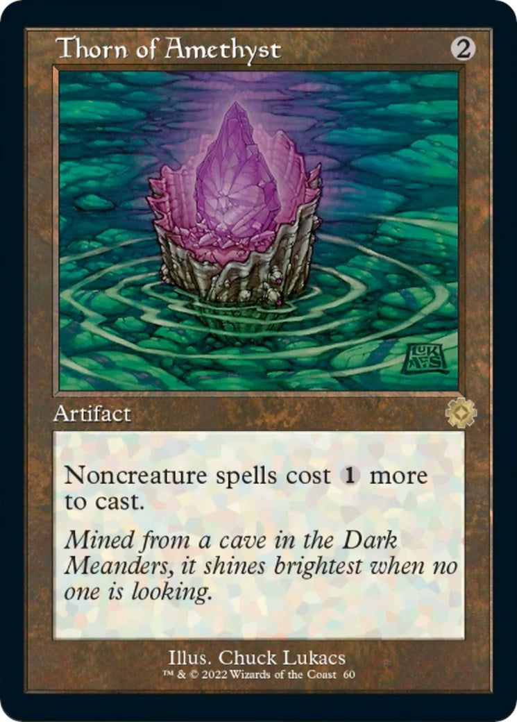 Image for Thorn of Amethyst (The Brothers' War: Retro Frame Artifacts) (60) - Magic: The Gathering