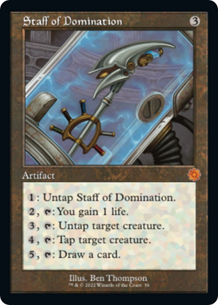 Image for Staff of Domination (The Brothers' War: Retro Frame Artifacts) (56) - Magic: The Gathering