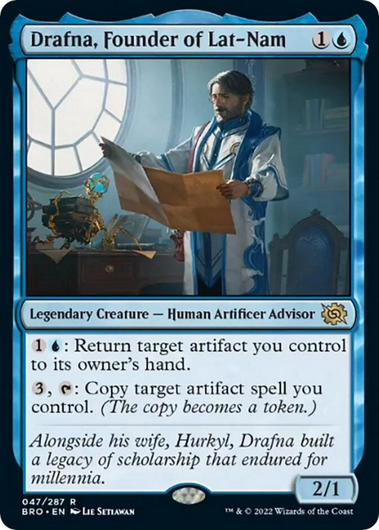 Image for Drafna, Founder of Lat-Nam (The Brothers' War) (47) - Magic: The Gathering