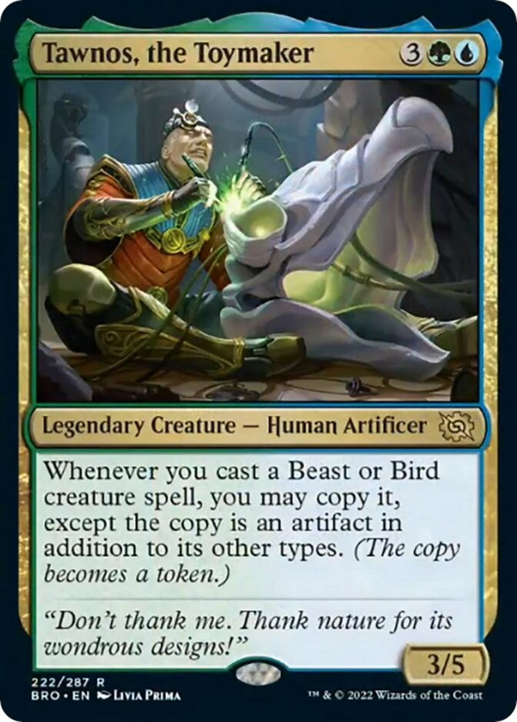 Image for Tawnos, the Toymaker (The Brothers' War) (222) - Magic: The Gathering