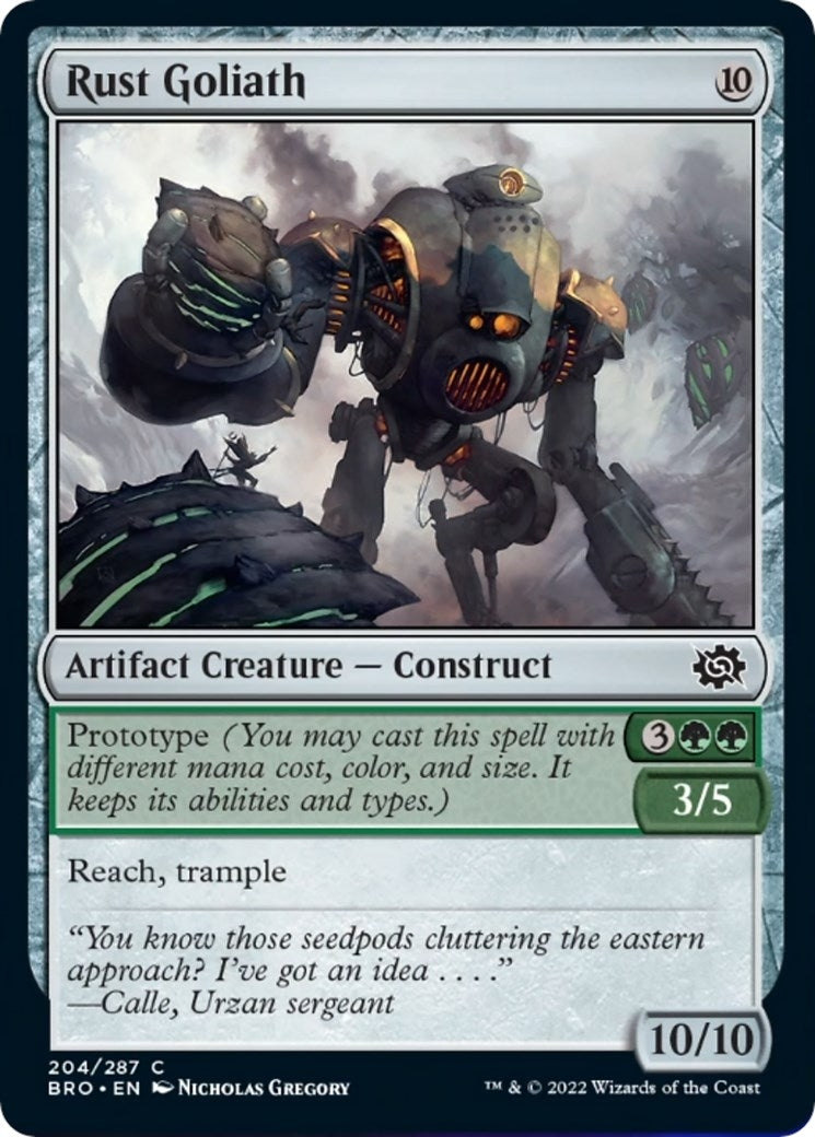Image for Rust Goliath (The Brothers' War) (204) - Magic: The Gathering