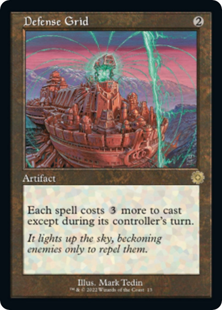 Image for Defense Grid (The Brothers' War: Retro Frame Artifacts) (13) - Magic: The Gathering