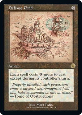Image for Defense Grid (Schematic) (The Brothers' War: Retro Frame Artifacts) (76) - Magic: The Gathering