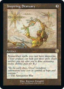 Image for Inspiring Statuary (Schematic) (The Brothers' War: Retro Frame Artifacts) (85) - Magic: The Gathering
