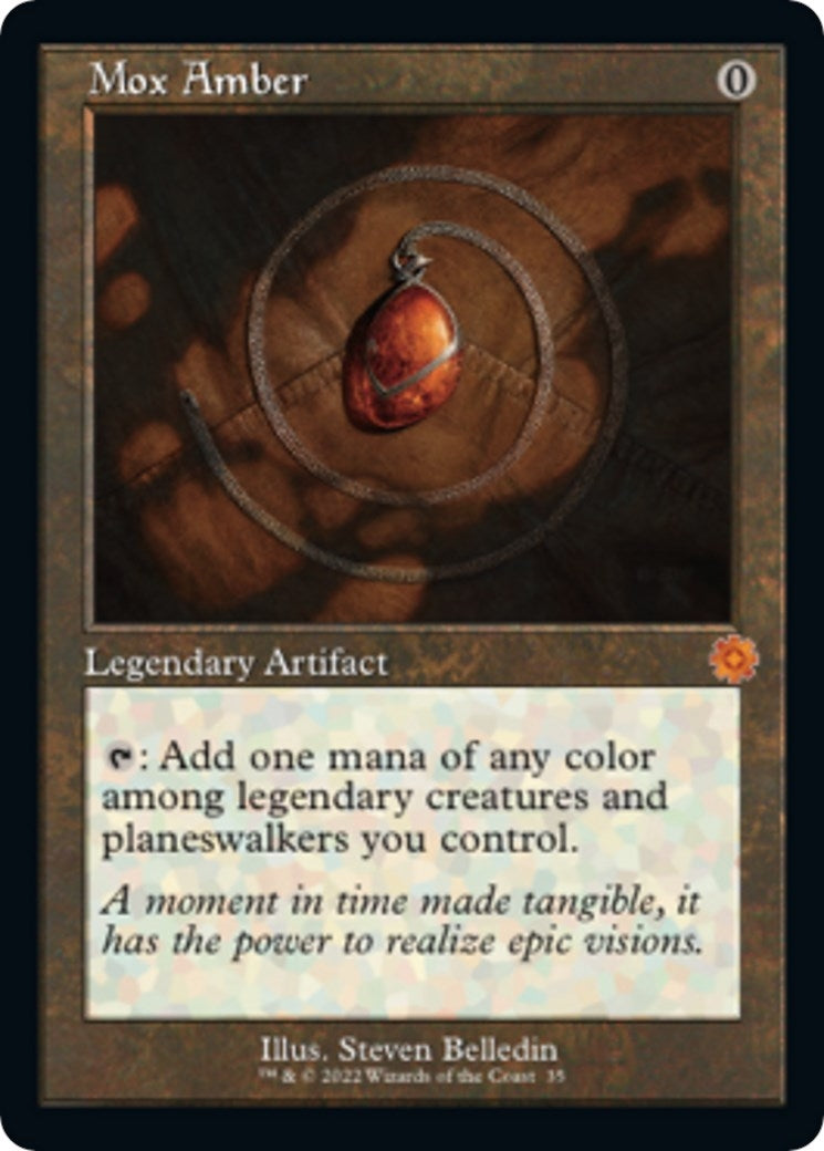Image for Mox Amber (The Brothers' War: Retro Frame Artifacts) (35) - Magic: The Gathering