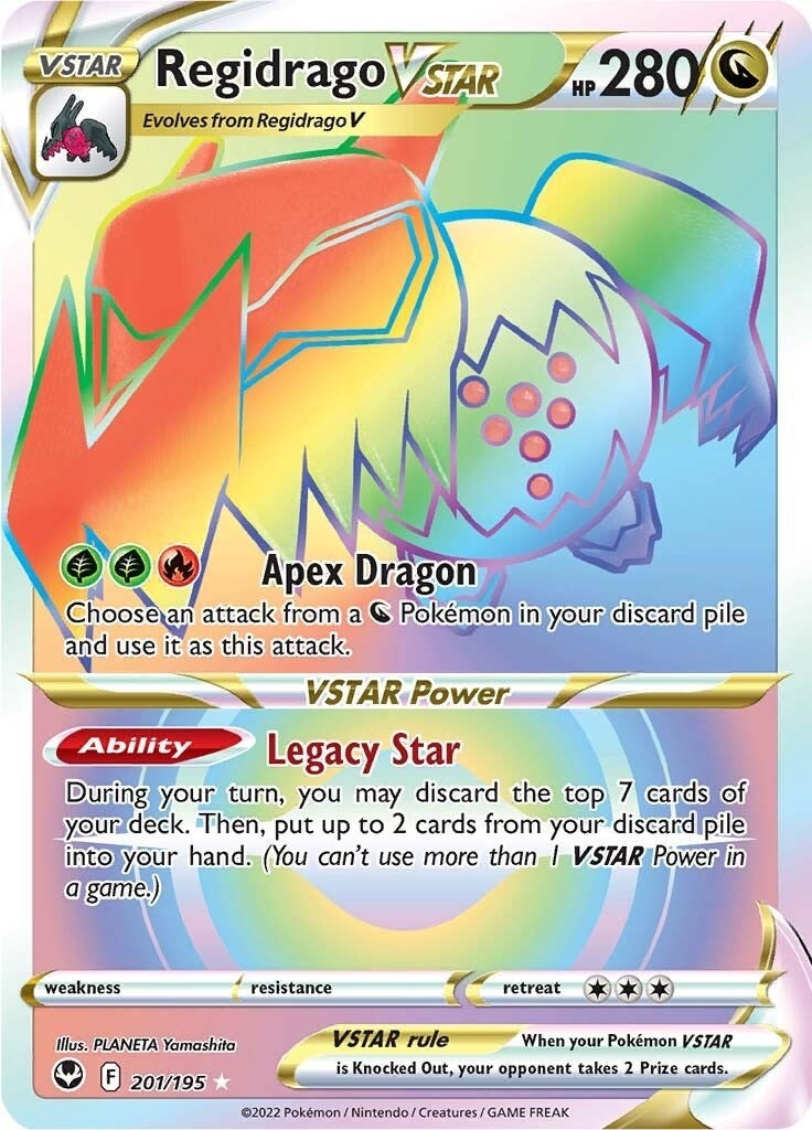 Image for Regidrago VSTAR (Secret) (SWSH12: Silver Tempest) (201/195) - Pokemon