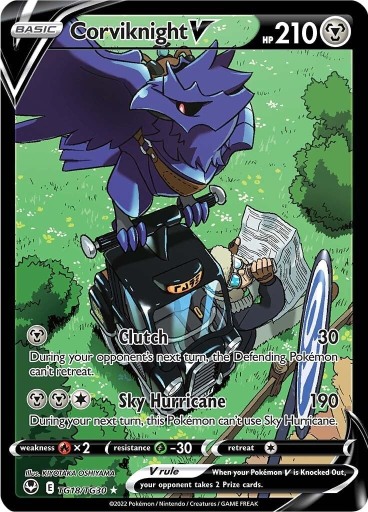 Image for Corviknight V (SWSH12: Silver Tempest Trainer Gallery) (TG18/TG30) - Pokemon