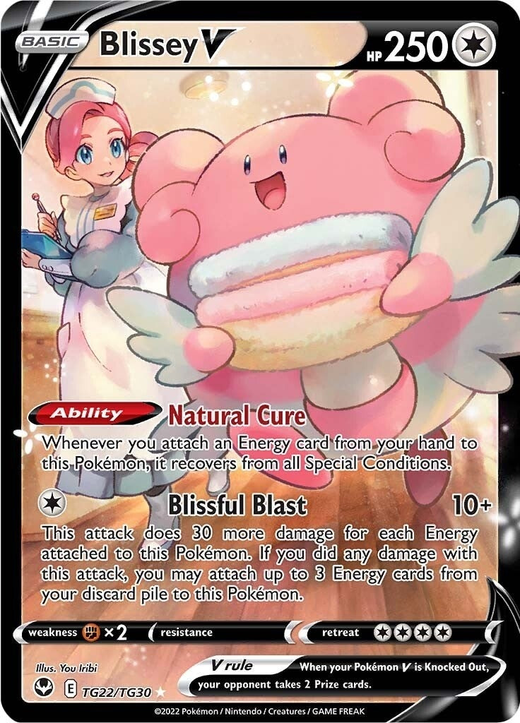 Image for Blissey V (SWSH12: Silver Tempest Trainer Gallery) (TG22/TG30) - Pokemon