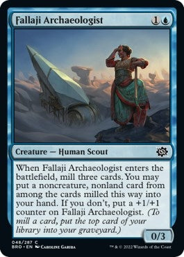 Image for Fallaji Archaeologist (The Brothers' War) (48) - Magic: The Gathering