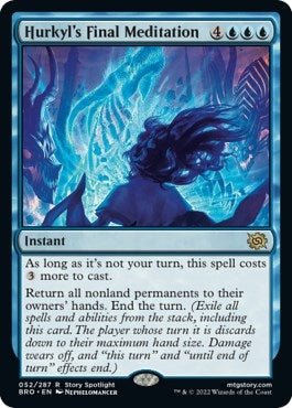 Image for Hurkyl's Final Meditation (The Brothers' War) (52) - Magic: The Gathering