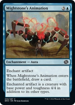Image for Mightstone's Animation (The Brothers' War) (58) - Magic: The Gathering