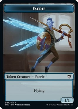 Image for Faerie // Powerstone Double-Sided Token (Commander: The Brothers' War) (4 // 7) - Magic: The Gathering