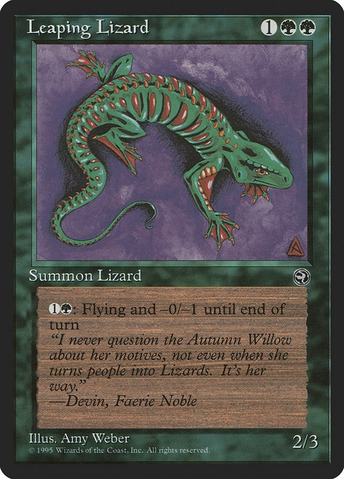 Image for Leaping Lizard (Homelands) - Magic: The Gathering