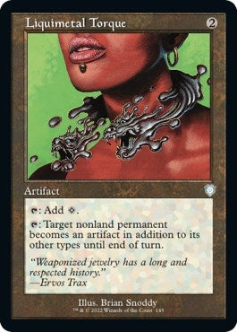Image for Liquimetal Torque (Retro Frame) (Commander: The Brothers' War) (145) - Magic: The Gathering