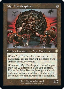 Image for Myr Battlesphere (Retro Frame) (Commander: The Brothers' War) (151) - Magic: The Gathering