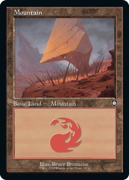 Image for Mountain (35) (Retro Frame) (Commander: The Brothers' War) (35) - Magic: The Gathering