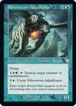 Image for Ethersworn Adjudicator (Retro Frame) (Commander: The Brothers' War) (83) - Magic: The Gathering