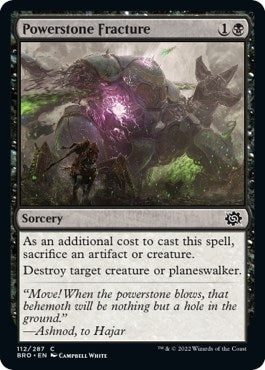 Image for Powerstone Fracture (The Brothers' War) (112) - Magic: The Gathering