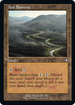 Image for Ash Barrens (Retro Frame) (Commander: The Brothers' War) (174) - Magic: The Gathering