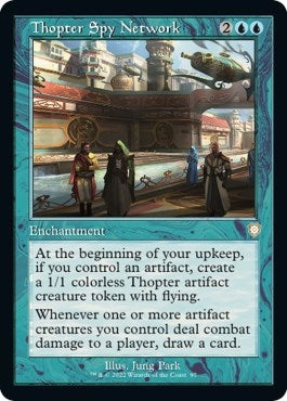 Image for Thopter Spy Network (Retro Frame) (Commander: The Brothers' War) (97) - Magic: The Gathering
