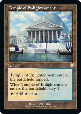 Image for Temple of Enlightenment (Retro Frame) (Commander: The Brothers' War) (206) - Magic: The Gathering