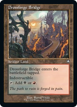 Image for Drossforge Bridge (Retro Frame) (Commander: The Brothers' War) (183) - Magic: The Gathering