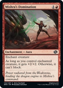 Image for Mishra's Domination (The Brothers' War) (142) - Magic: The Gathering