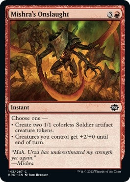 Image for Mishra's Onslaught (The Brothers' War) (143) - Magic: The Gathering
