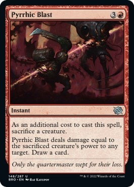 Image for Pyrrhic Blast (The Brothers' War) (148) - Magic: The Gathering