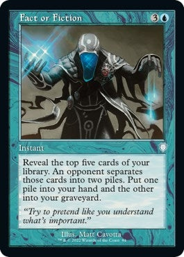 Image for Fact or Fiction (Retro Frame) (Commander: The Brothers' War) (84) - Magic: The Gathering