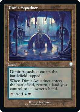 Image for Dimir Aqueduct (Retro Frame) (Commander: The Brothers' War) (182) - Magic: The Gathering