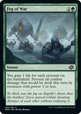 Image for Fog of War (The Brothers' War) (180) - Magic: The Gathering