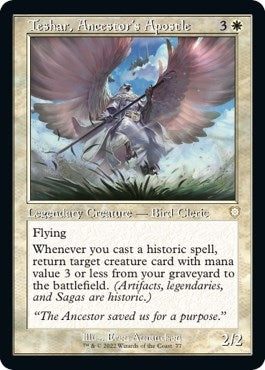 Image for Teshar, Ancestor's Apostle (Retro Frame) (Commander: The Brothers' War) (77) - Magic: The Gathering