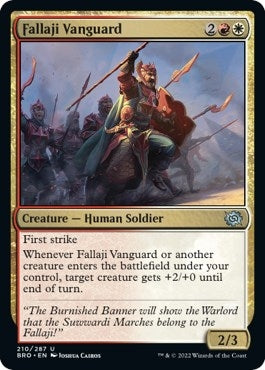 Image for Fallaji Vanguard (The Brothers' War) (210) - Magic: The Gathering