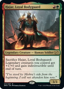 Image for Hajar, Loyal Bodyguard (The Brothers' War) (211) - Magic: The Gathering